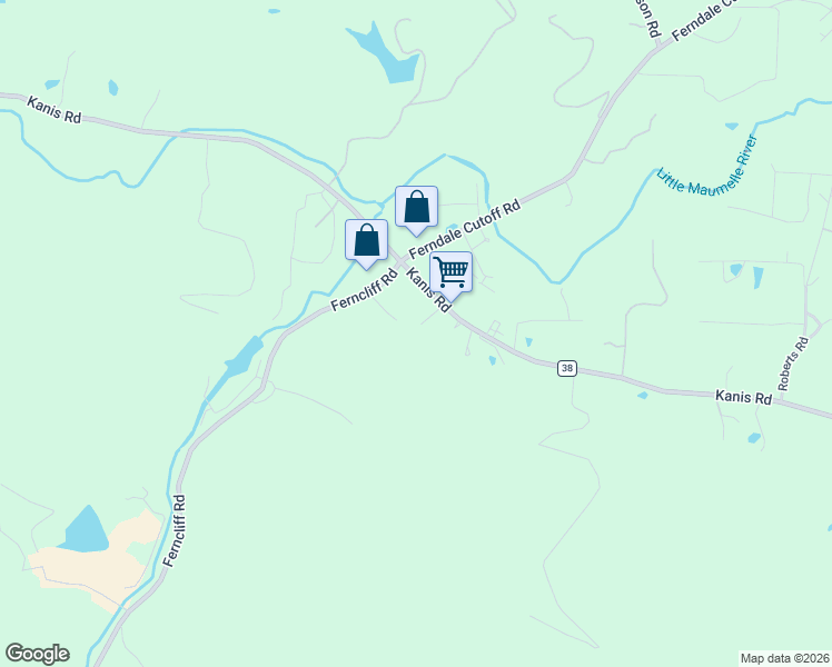 map of restaurants, bars, coffee shops, grocery stores, and more near 27001 Kanis Road in Little Rock