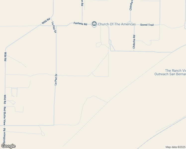 map of restaurants, bars, coffee shops, grocery stores, and more near Buckhorn Trail in San Bernardino County