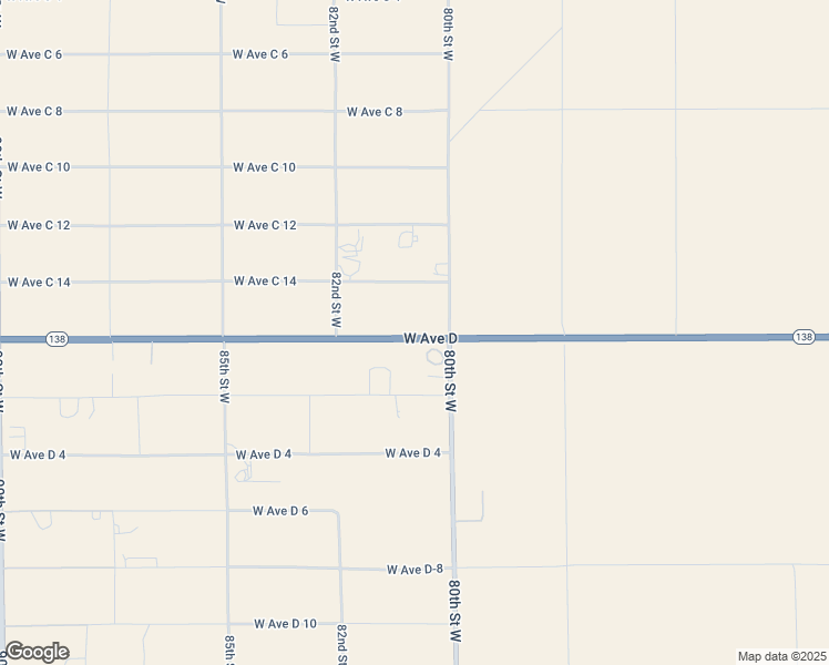 map of restaurants, bars, coffee shops, grocery stores, and more near West Avenue D in Lancaster