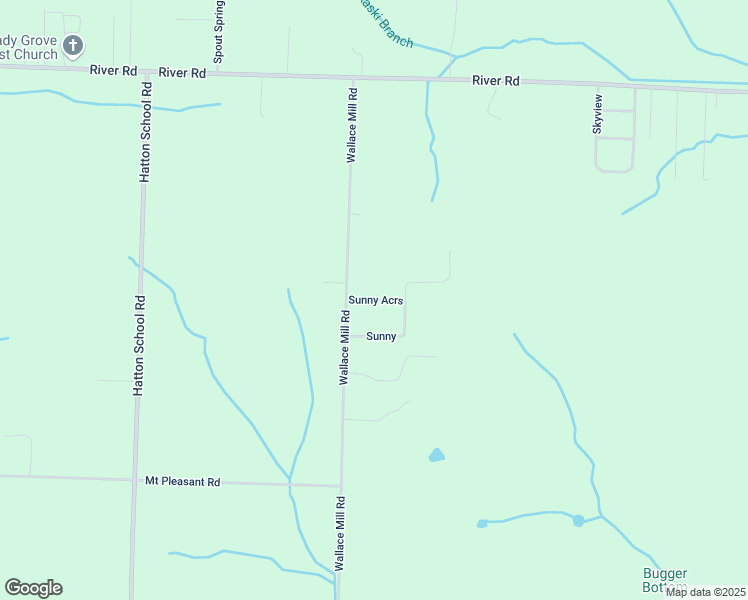 map of restaurants, bars, coffee shops, grocery stores, and more near Sunny in Muscle Shoals