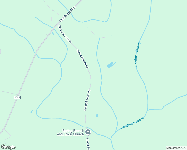 map of restaurants, bars, coffee shops, grocery stores, and more near 607 Spring Branch Road in Tar Heel