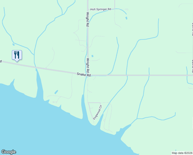 map of restaurants, bars, coffee shops, grocery stores, and more near 15026 Wright Road in Athens