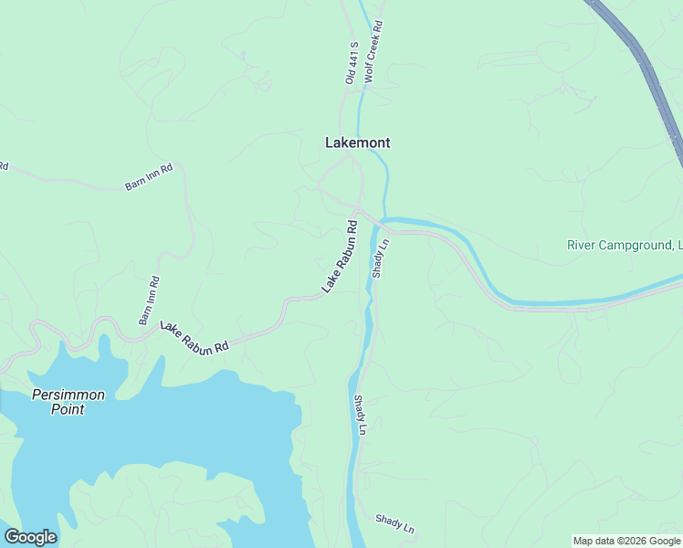 map of restaurants, bars, coffee shops, grocery stores, and more near 323 Lake Rabun Road in Lakemont