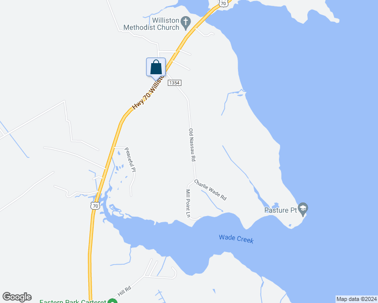 map of restaurants, bars, coffee shops, grocery stores, and more near 268 Old Nassau Road in Williston