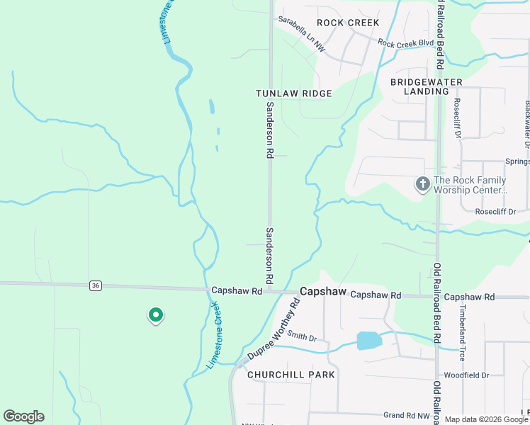 map of restaurants, bars, coffee shops, grocery stores, and more near 15333 Sanderson Road in Harvest