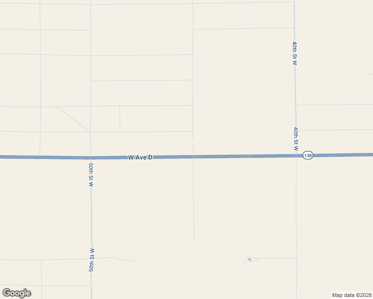 map of restaurants, bars, coffee shops, grocery stores, and more near 49225 45th Street West in Lancaster