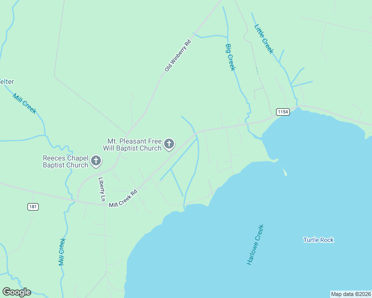 map of restaurants, bars, coffee shops, grocery stores, and more near 2450 Mill Creek Road in Newport