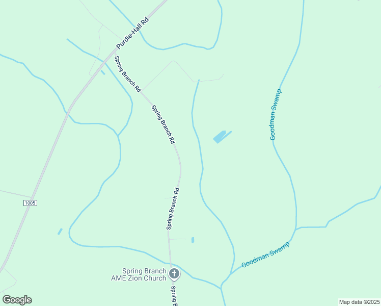 map of restaurants, bars, coffee shops, grocery stores, and more near 607 Spring Branch Road in Tar Heel