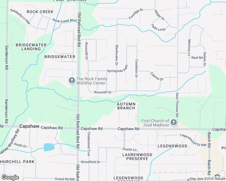map of restaurants, bars, coffee shops, grocery stores, and more near 197 Rosecliff Drive in Harvest