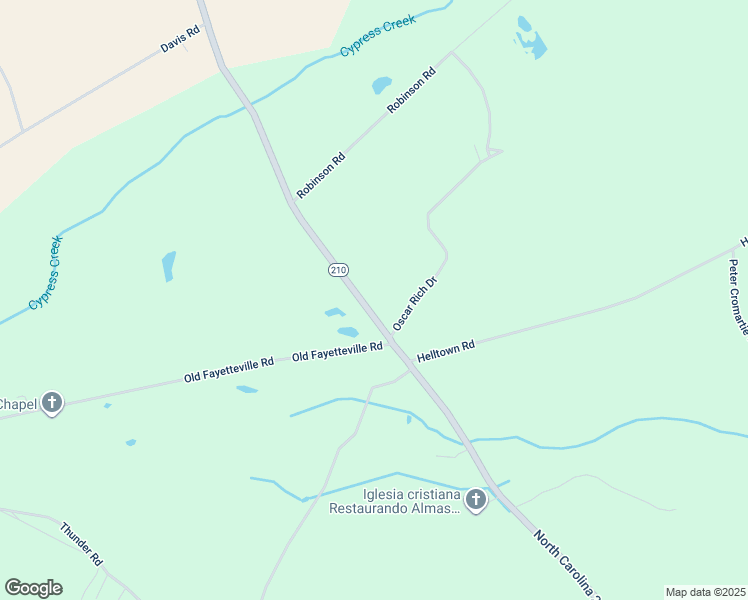 map of restaurants, bars, coffee shops, grocery stores, and more near 2854 North Carolina 210 in Garland
