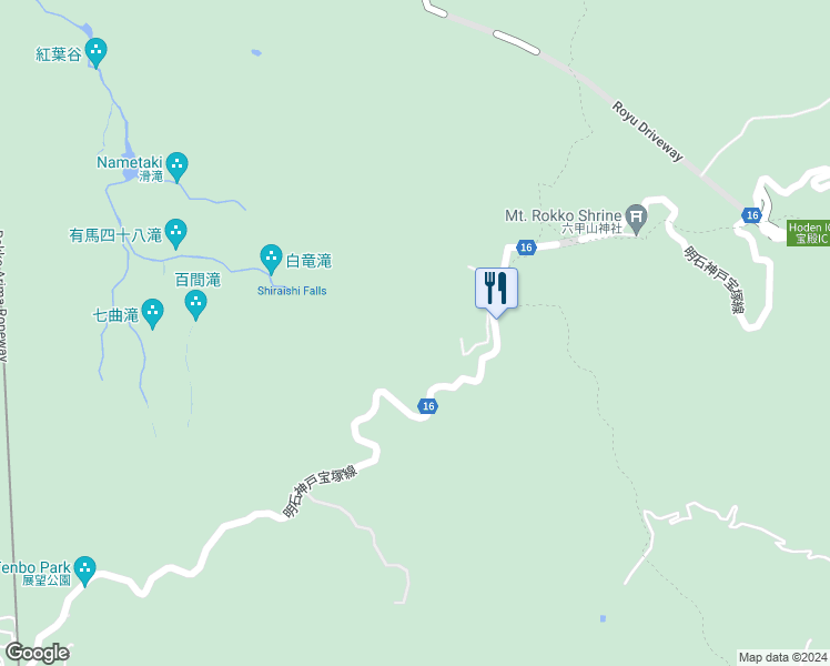 map of restaurants, bars, coffee shops, grocery stores, and more near in Kita Ward