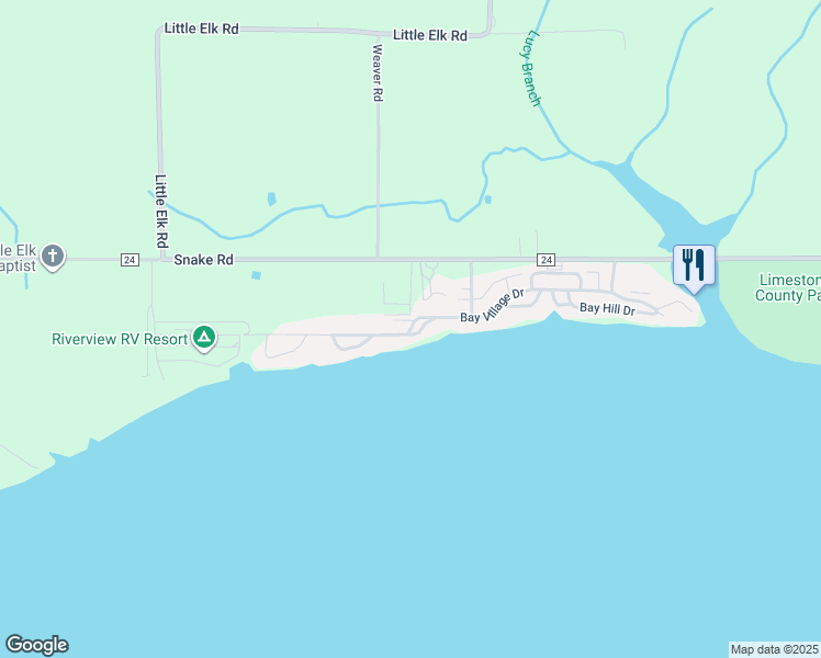 map of restaurants, bars, coffee shops, grocery stores, and more near 5299 Bay Village Drive in Athens