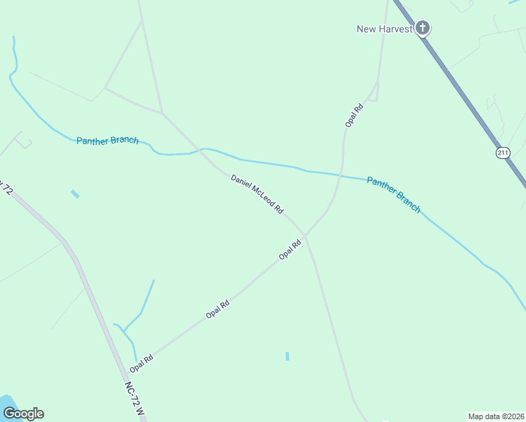 map of restaurants, bars, coffee shops, grocery stores, and more near 785 Opal Road in Red Springs