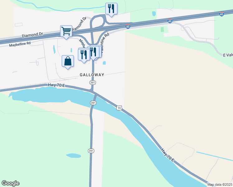 map of restaurants, bars, coffee shops, grocery stores, and more near in North Little Rock