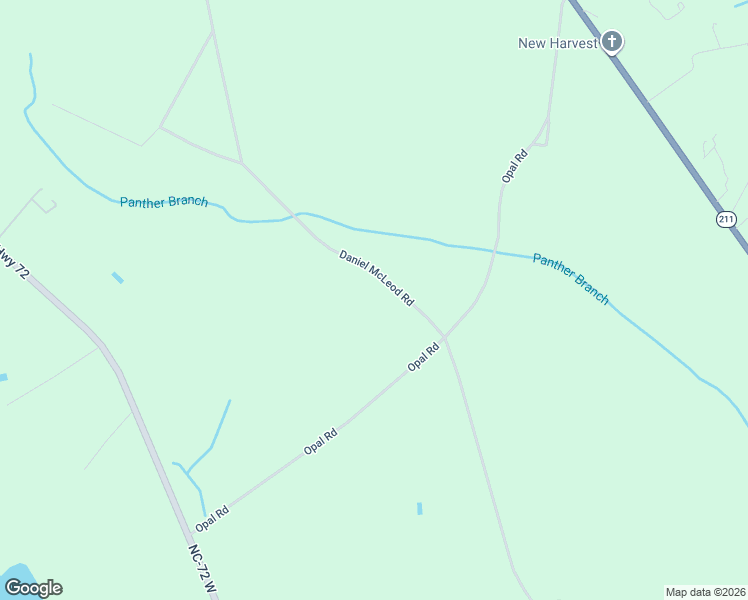 map of restaurants, bars, coffee shops, grocery stores, and more near 785 Opal Road in Red Springs