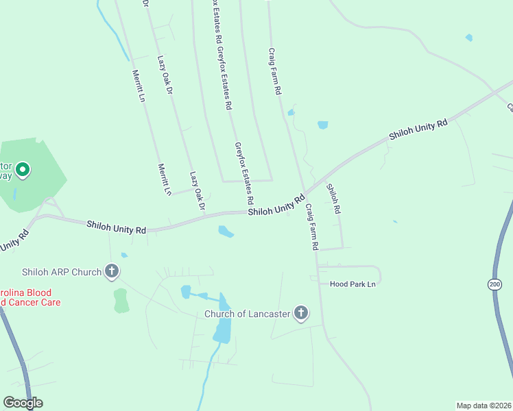 map of restaurants, bars, coffee shops, grocery stores, and more near 1662 Greyfox Estates Road in Lancaster