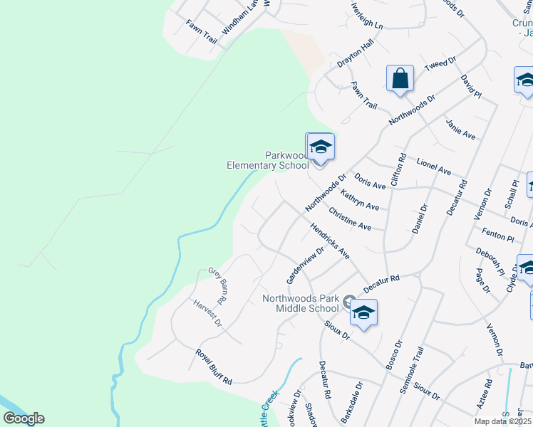 map of restaurants, bars, coffee shops, grocery stores, and more near 1400 Cando Place in Jacksonville