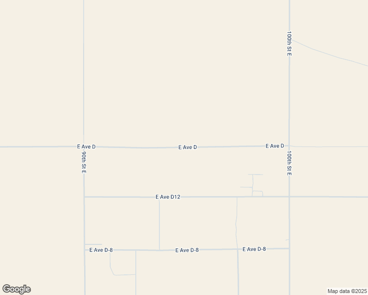 map of restaurants, bars, coffee shops, grocery stores, and more near East Avenue D in Los Angeles County