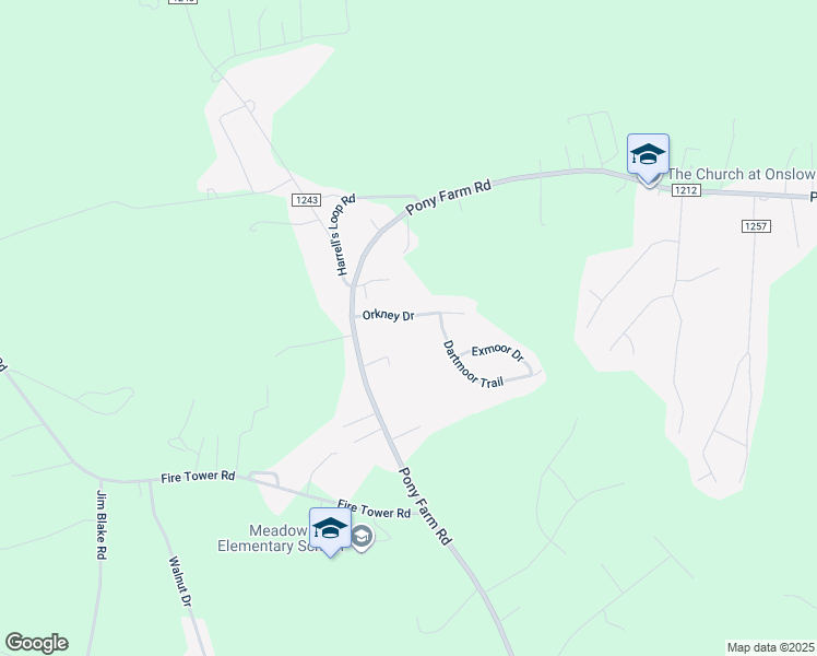 map of restaurants, bars, coffee shops, grocery stores, and more near 112 Orkney Drive in Jacksonville