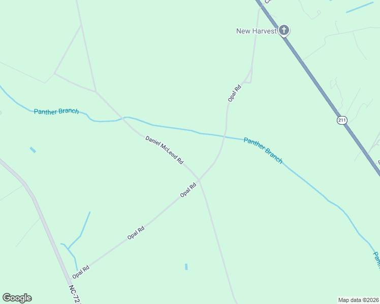 map of restaurants, bars, coffee shops, grocery stores, and more near 889 Opal Road in Red Springs