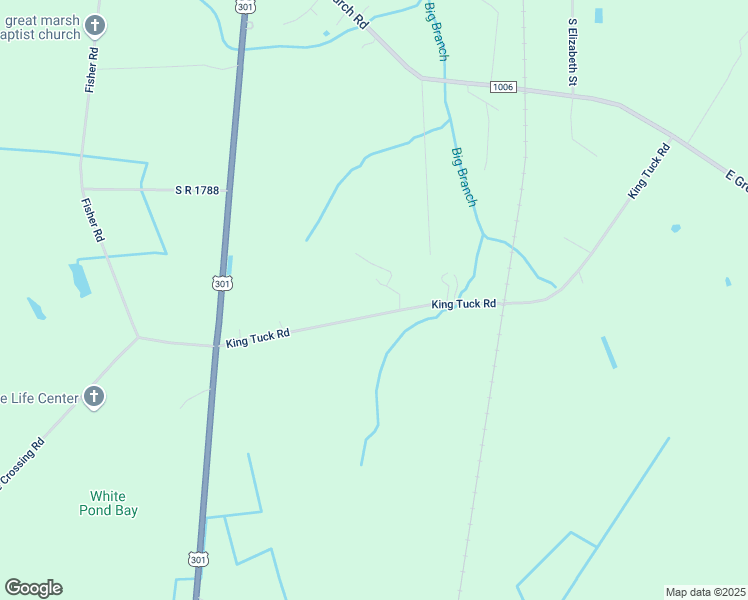 map of restaurants, bars, coffee shops, grocery stores, and more near 403 King Tuck Road in Saint Pauls
