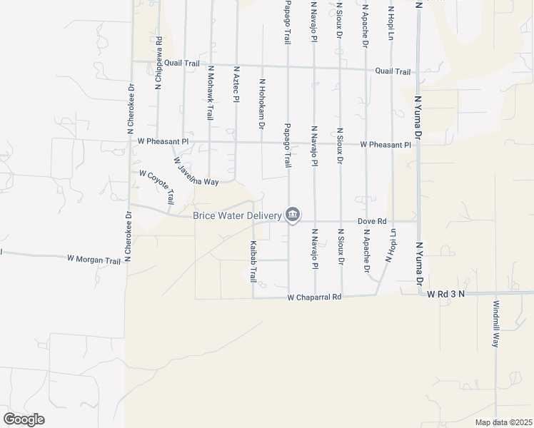 map of restaurants, bars, coffee shops, grocery stores, and more near 3520 Dove Road in Chino Valley