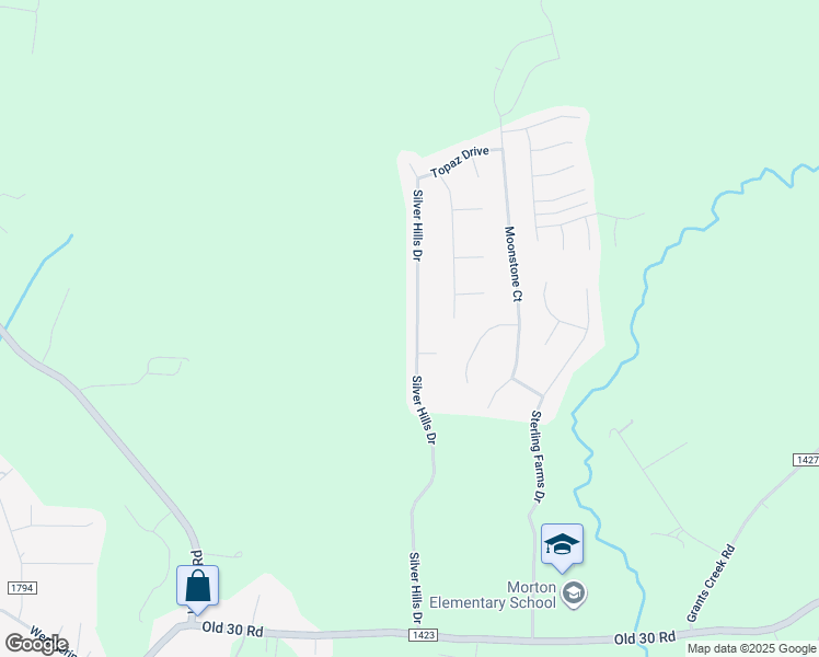 map of restaurants, bars, coffee shops, grocery stores, and more near 223 Silver Hills Drive in Jacksonville