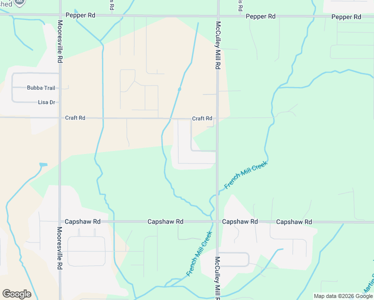 map of restaurants, bars, coffee shops, grocery stores, and more near 15347 Tyler Mill Drive in Athens