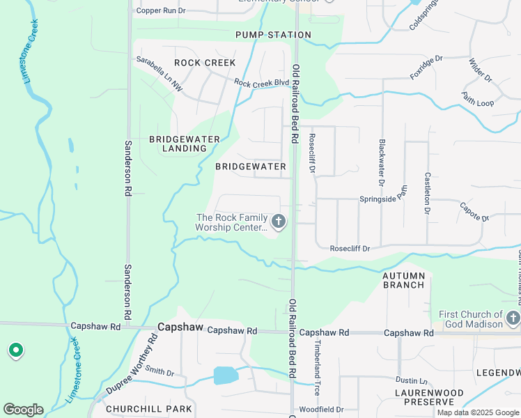 map of restaurants, bars, coffee shops, grocery stores, and more near 29883 Copperpenny Drive Northwest in Harvest