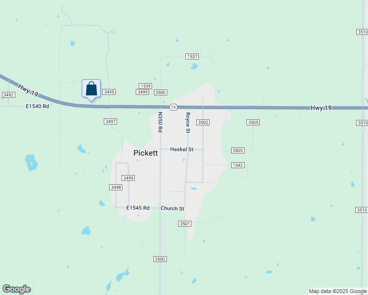 map of restaurants, bars, coffee shops, grocery stores, and more near 10231 1542 in Ada