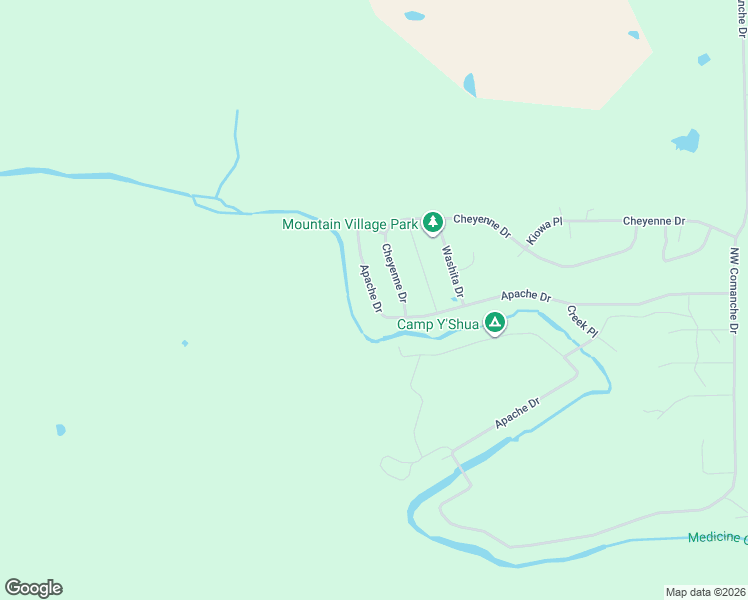 map of restaurants, bars, coffee shops, grocery stores, and more near 692 Cheyenne Drive in Lawton
