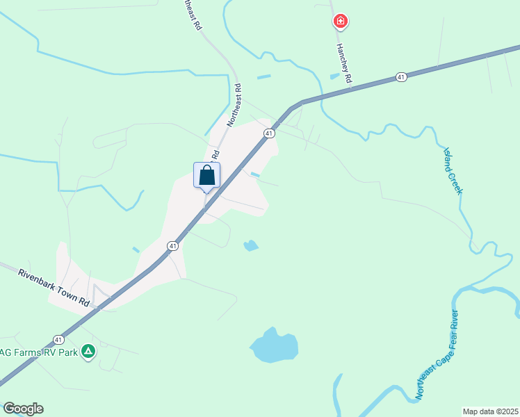 map of restaurants, bars, coffee shops, grocery stores, and more near 143 Phillip Mclung Lane in Wallace