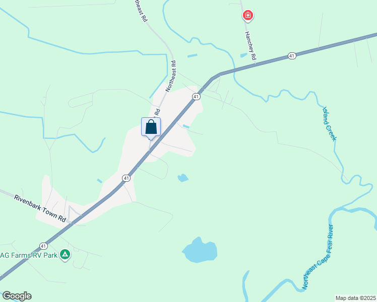 map of restaurants, bars, coffee shops, grocery stores, and more near 143 Phillip Mclung Lane in Wallace