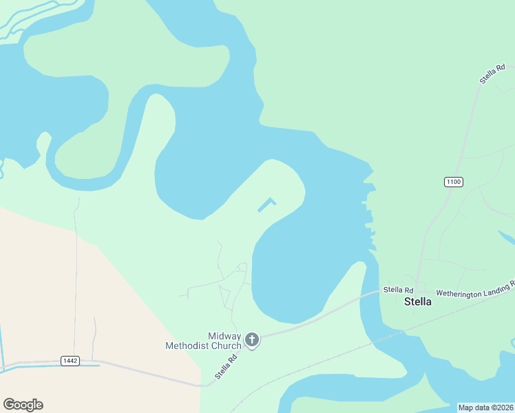 map of restaurants, bars, coffee shops, grocery stores, and more near 3202 River Road in Stella