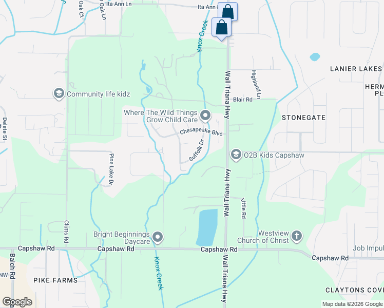 map of restaurants, bars, coffee shops, grocery stores, and more near 128 Suffolk Drive in Madison