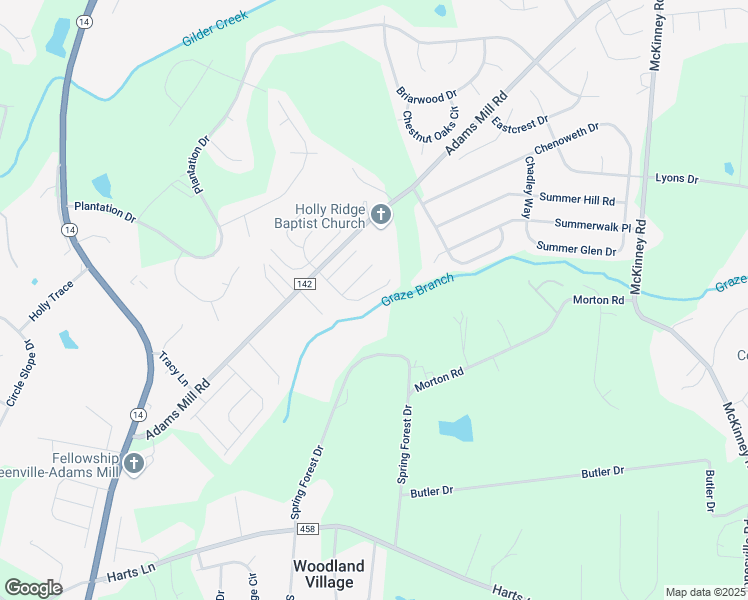 map of restaurants, bars, coffee shops, grocery stores, and more near 212 Trotters Ridge Lane in Simpsonville