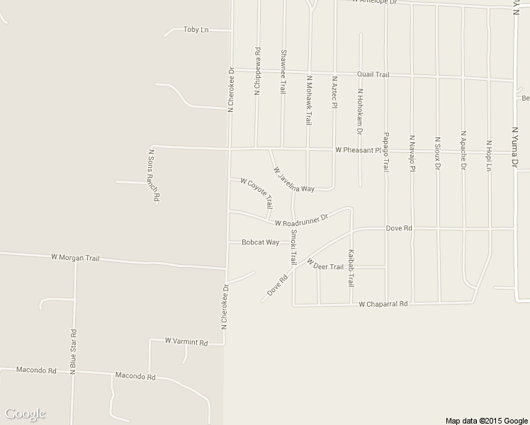 map of restaurants, bars, coffee shops, grocery stores, and more near 3815 West Coyote Trail in Chino Valley