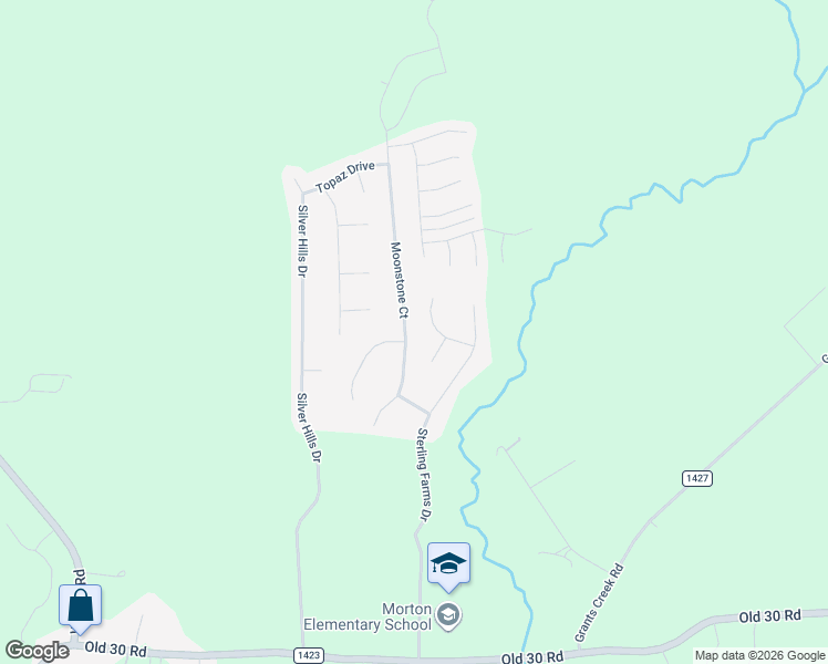 map of restaurants, bars, coffee shops, grocery stores, and more near 128 Moonstone Drive in Jacksonville