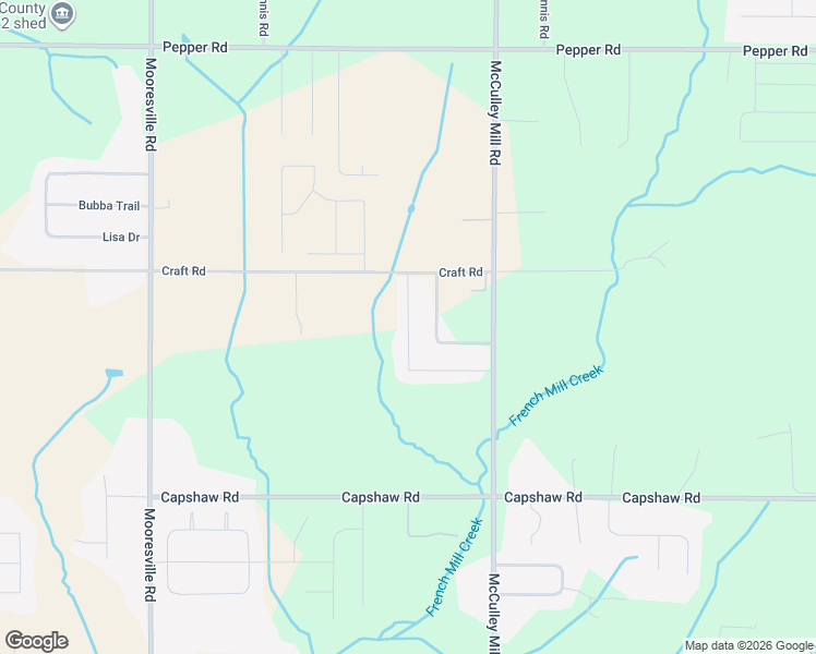 map of restaurants, bars, coffee shops, grocery stores, and more near 15375 Mill Valley Drive in Athens
