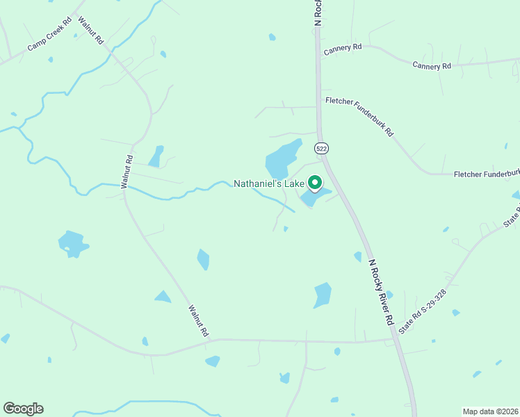 map of restaurants, bars, coffee shops, grocery stores, and more near 2543 North Rocky River Road in Lancaster