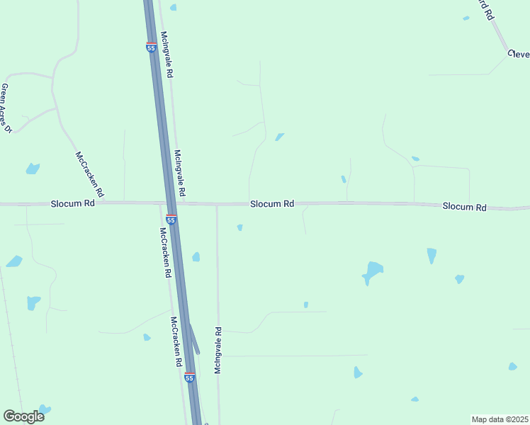 map of restaurants, bars, coffee shops, grocery stores, and more near 1655 Slocum Road in Hernando