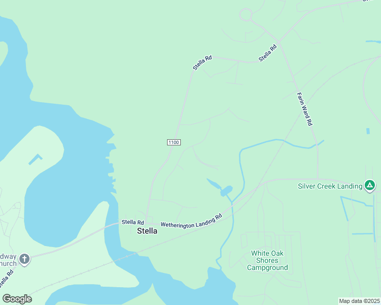 map of restaurants, bars, coffee shops, grocery stores, and more near 304 Stella Bridgeway Drive in Stella