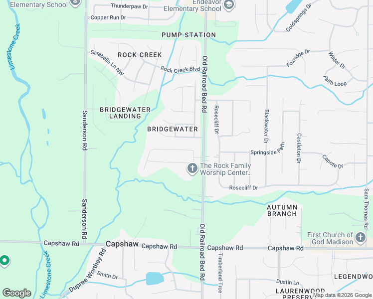 map of restaurants, bars, coffee shops, grocery stores, and more near 299976 Northwest Crockett Run Lane in Harvest