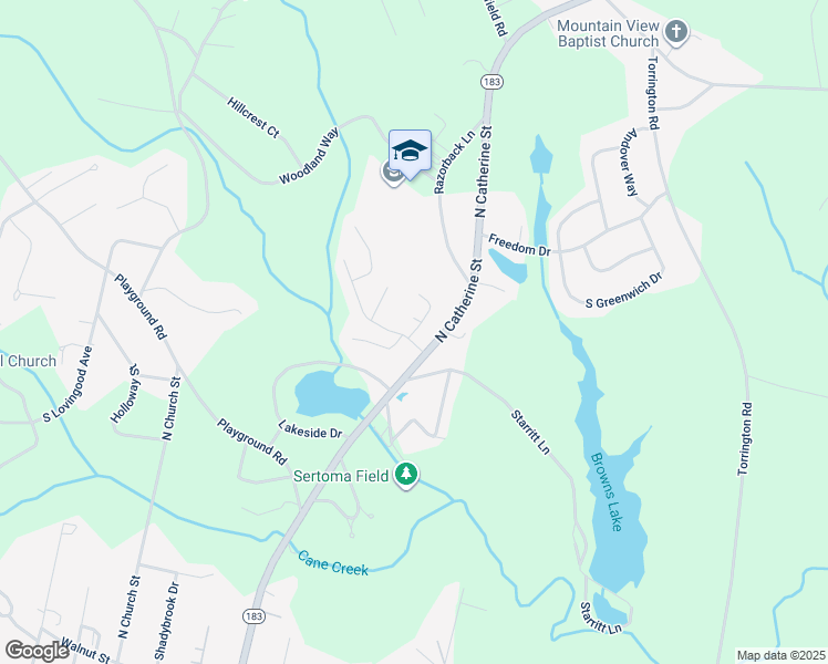 map of restaurants, bars, coffee shops, grocery stores, and more near 9 Standpoint Vista Drive in Walhalla