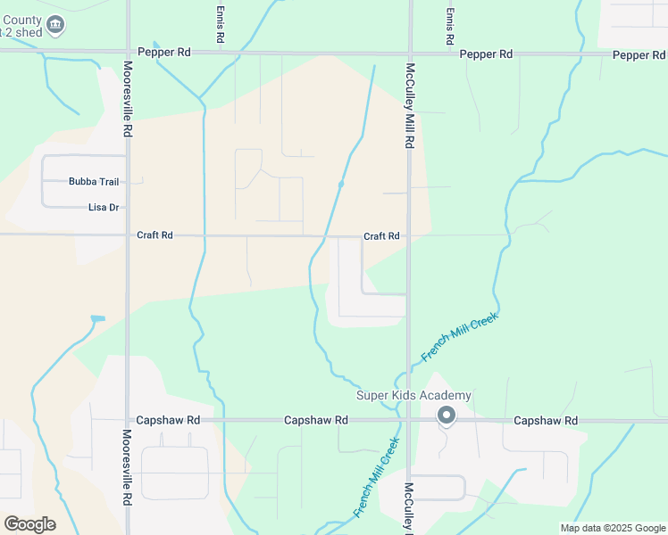 map of restaurants, bars, coffee shops, grocery stores, and more near 15415 Mill Valley Drive in Athens