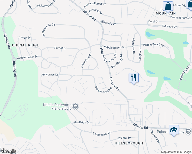 map of restaurants, bars, coffee shops, grocery stores, and more near 8 Cannon Court in Little Rock