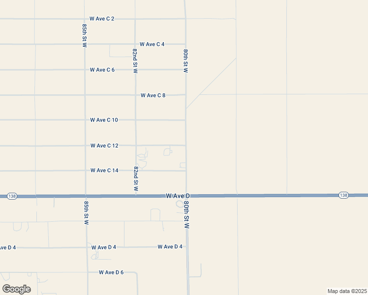 map of restaurants, bars, coffee shops, grocery stores, and more near West Avenue C in Lancaster