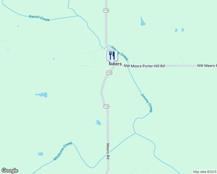 map of restaurants, bars, coffee shops, grocery stores, and more near in Meers