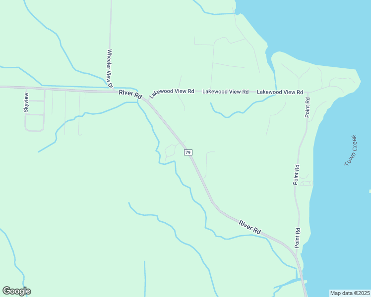 map of restaurants, bars, coffee shops, grocery stores, and more near 9670 River Road in Muscle Shoals