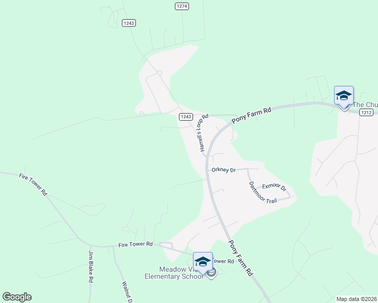 map of restaurants, bars, coffee shops, grocery stores, and more near 1064 Harrell's Loop Road in Jacksonville